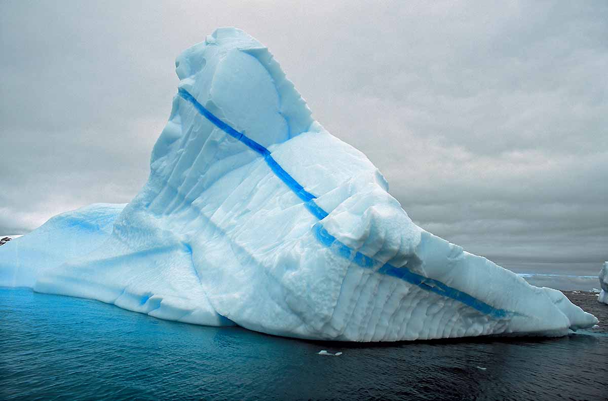 Blue Stripe Iceberg